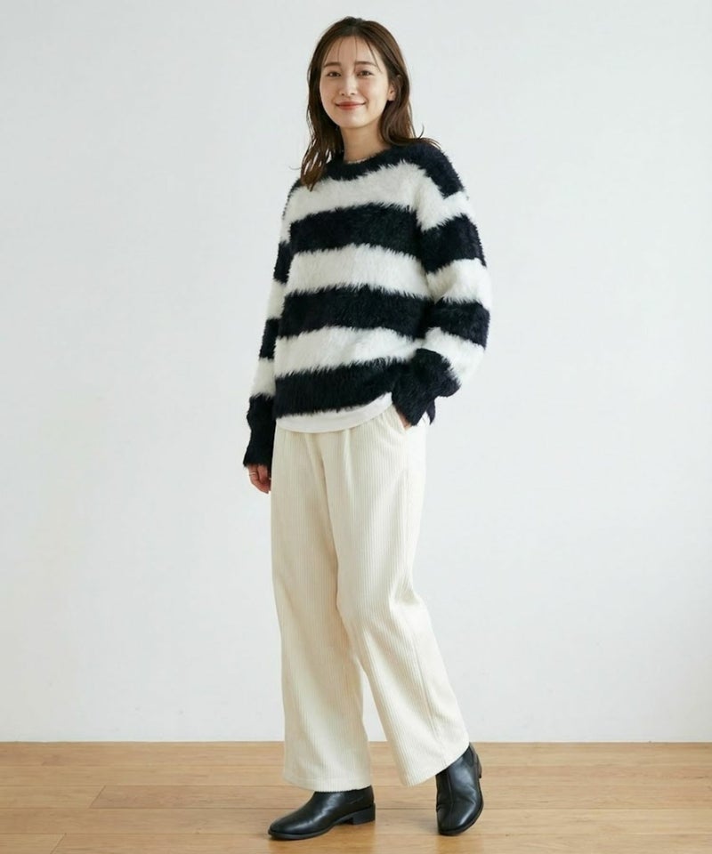 Free Nature  シャギークルーネックニット レディース商品画像-6