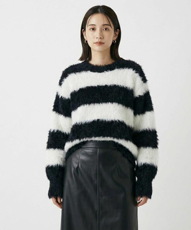 Free Nature  シャギークルーネックニット レディース商品画像-7