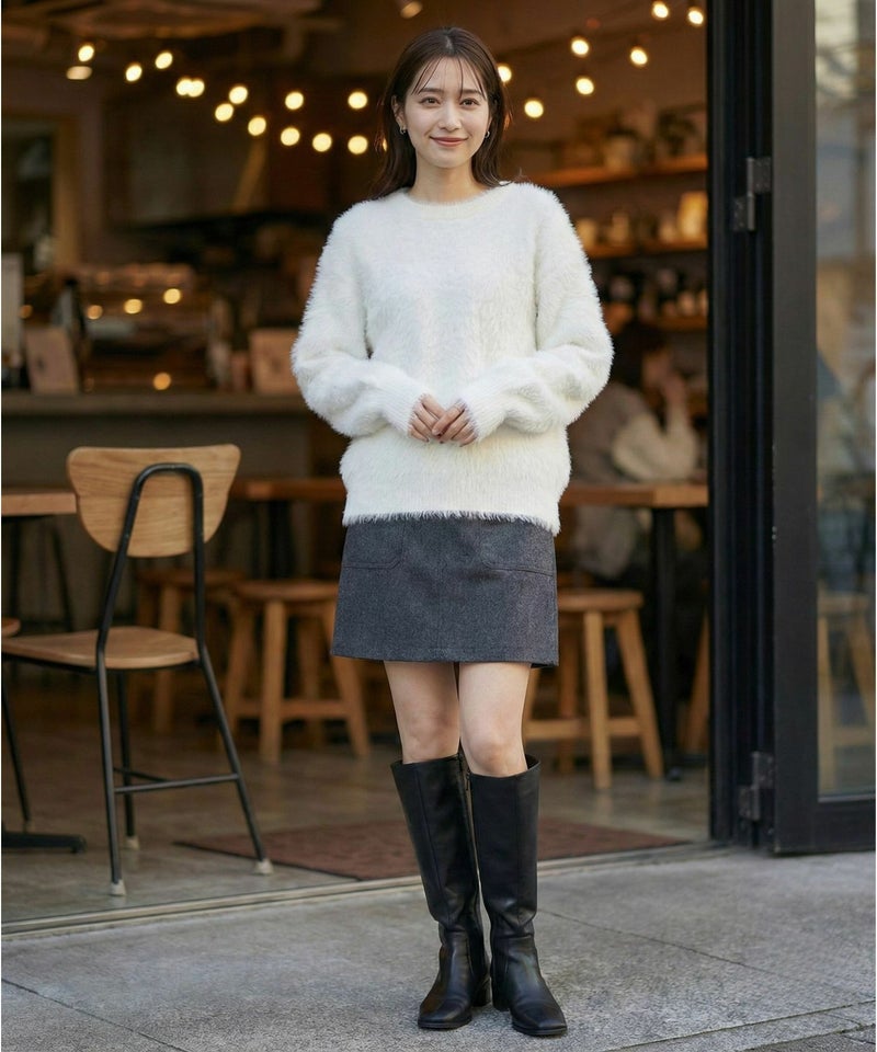 Free Nature  シャギークルーネックニット レディース商品画像-11