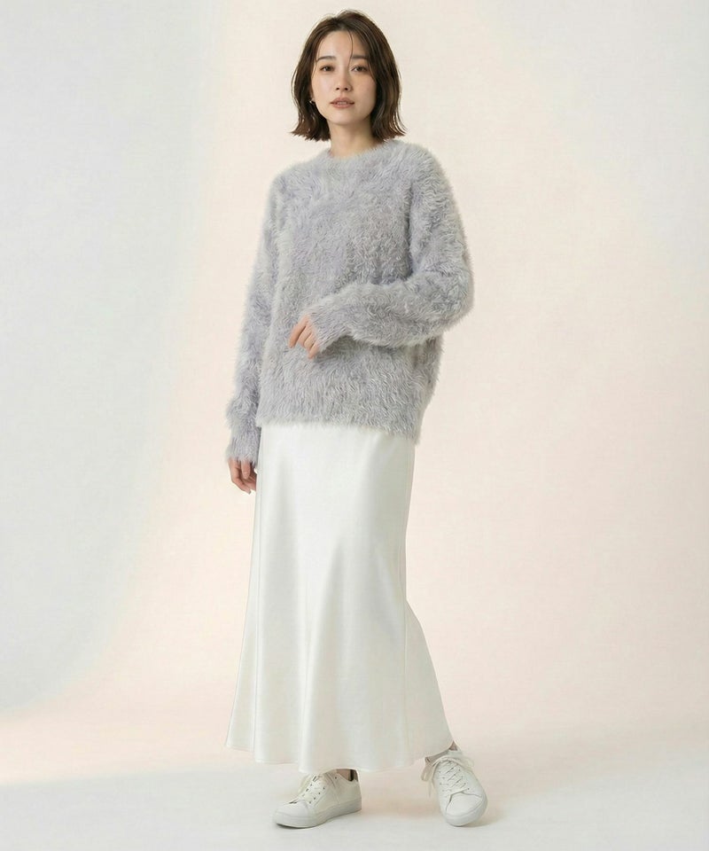 Free Nature シャギークルーネックニット レディース商品画像-13