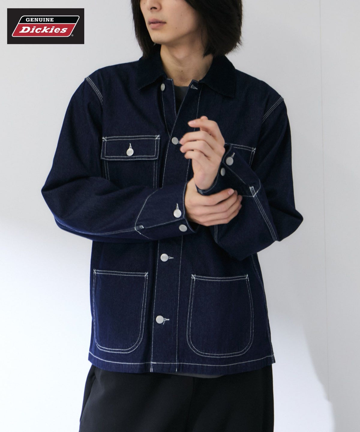 GENUINE Dickies 襟コールカバーオール メンズ