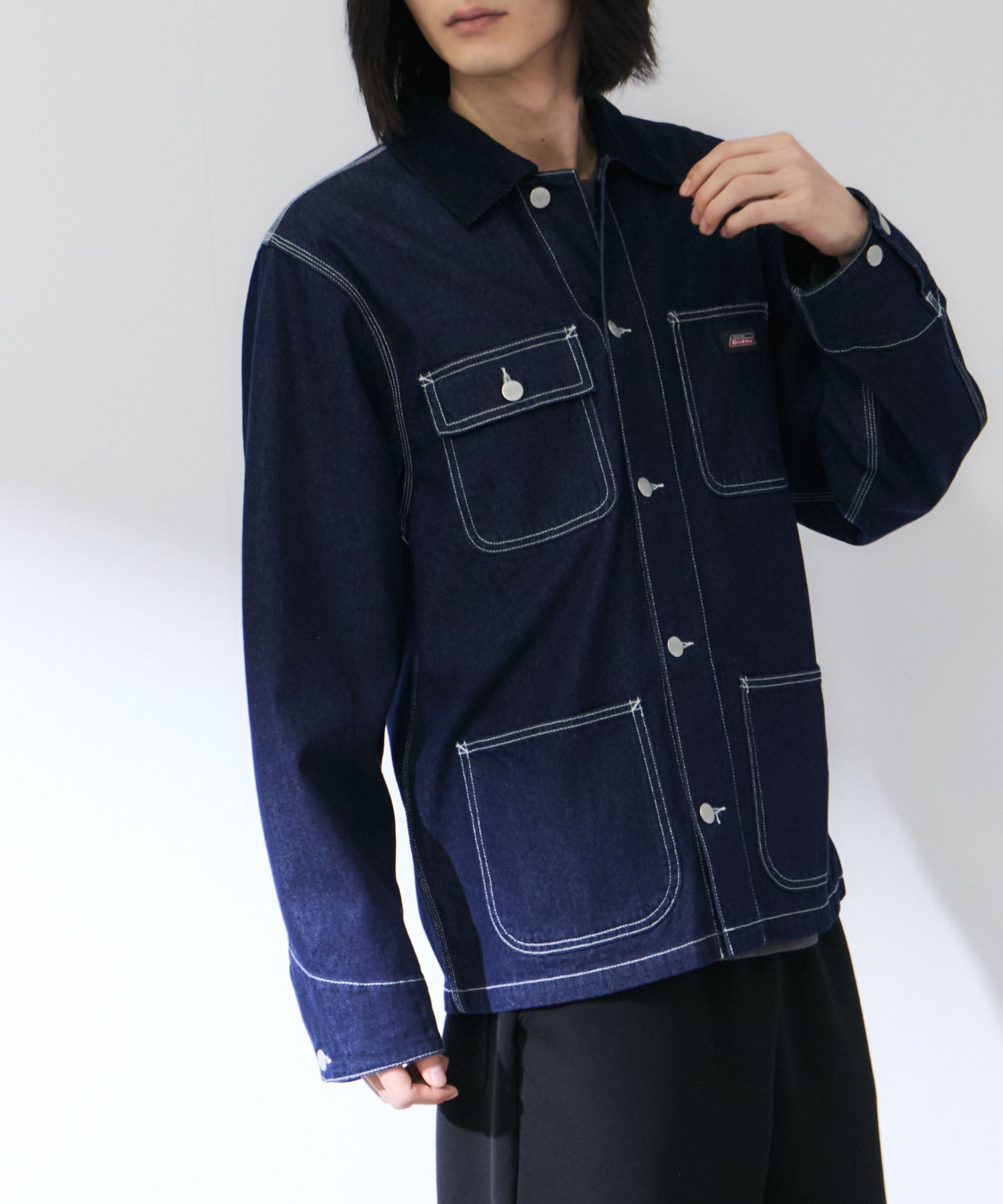 Dickies カバーオール裏地　M 90s US古着 Dickies カバーオール 裏ブランケット M ネイビー - メルカリ