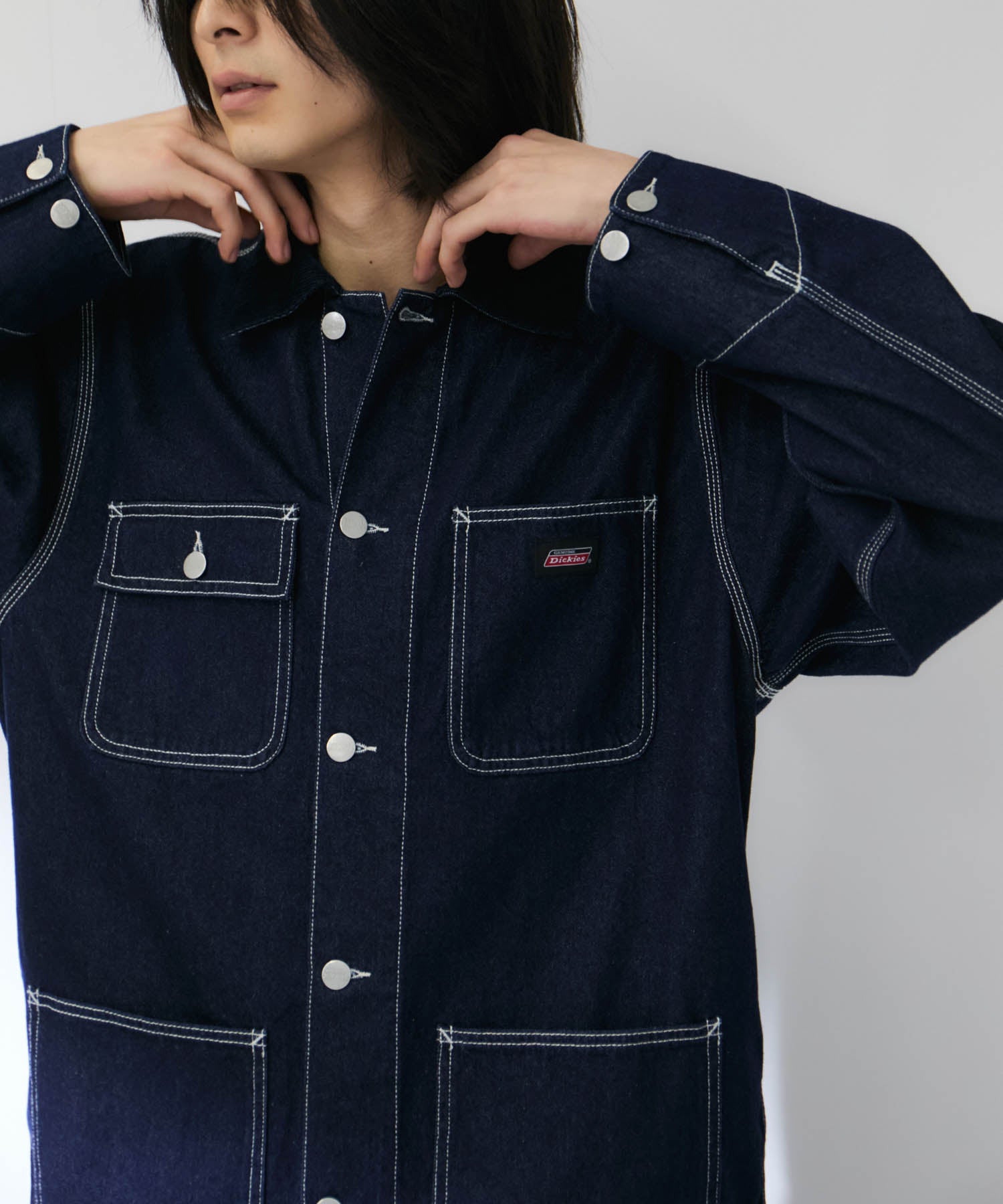 GENUINE Dickies 襟コールカバーオール メンズ