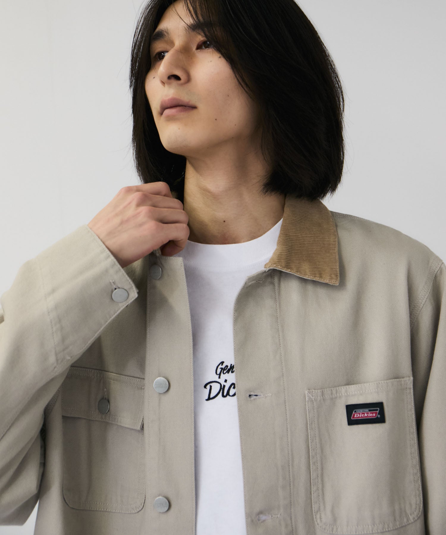 GENUINE Dickies 襟コールカバーオール メンズ