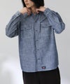 GENUINE Dickies シャンブレーワークシャツ メンズ商品サムネイル-12