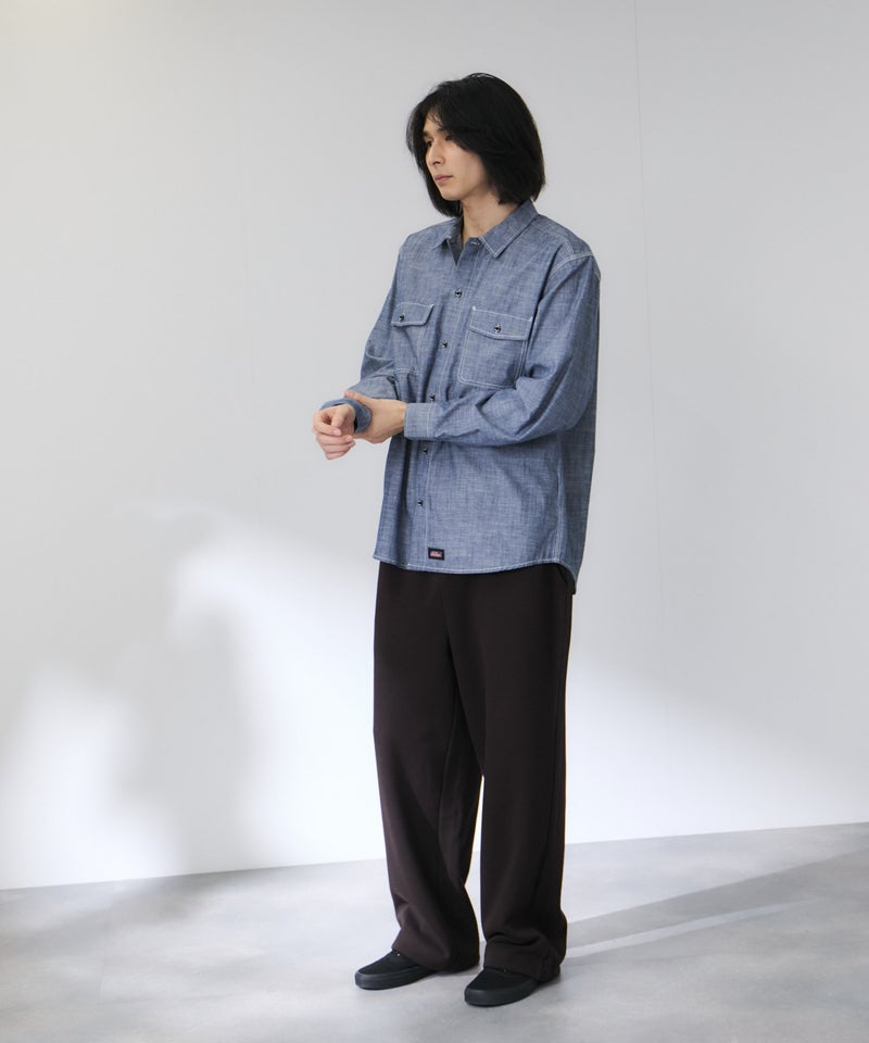 GENUINE Dickies  シャンブレーワークシャツ メンズ商品画像-16