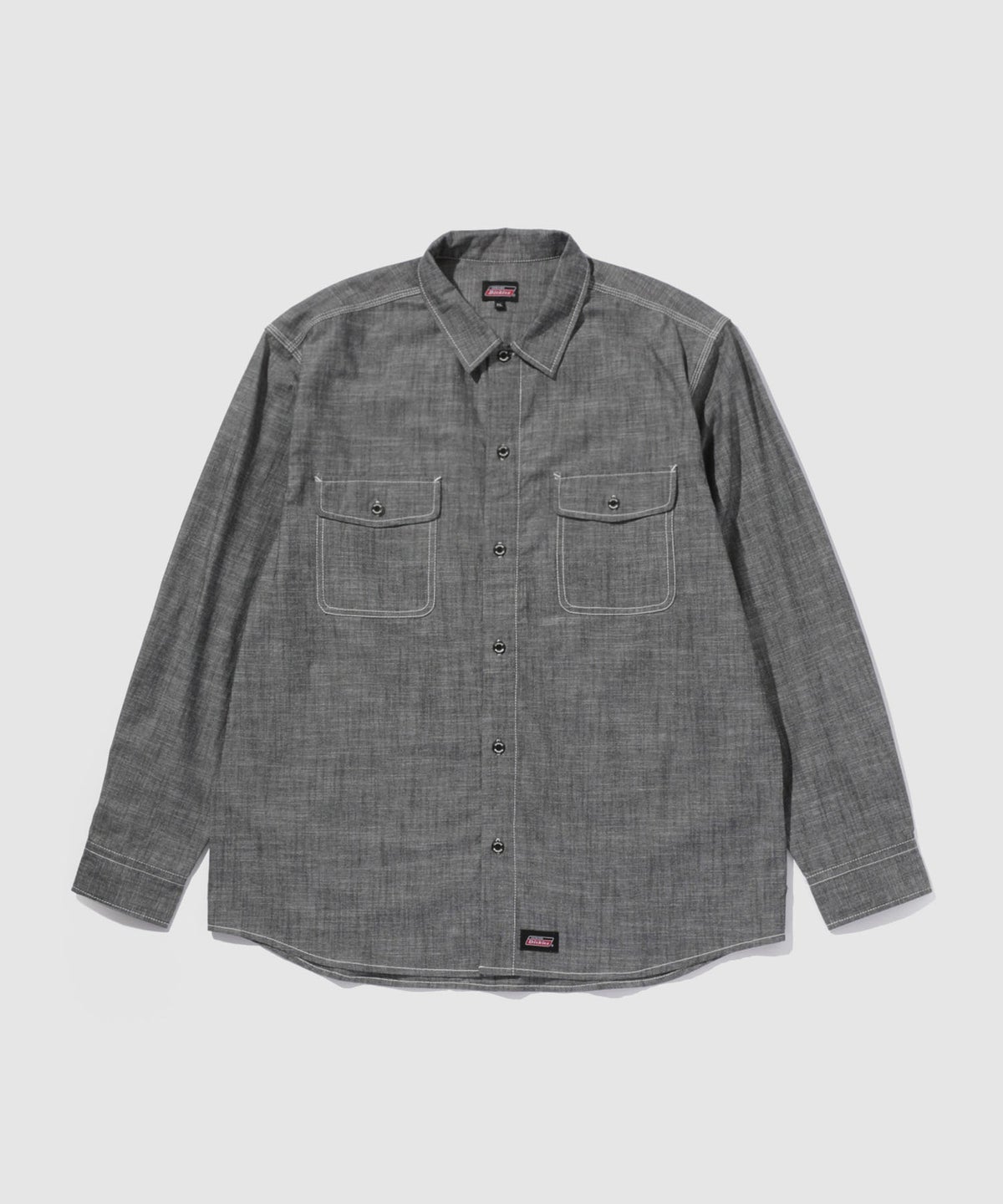 GENUINE Dickies シャンブレーワークシャツ メンズ