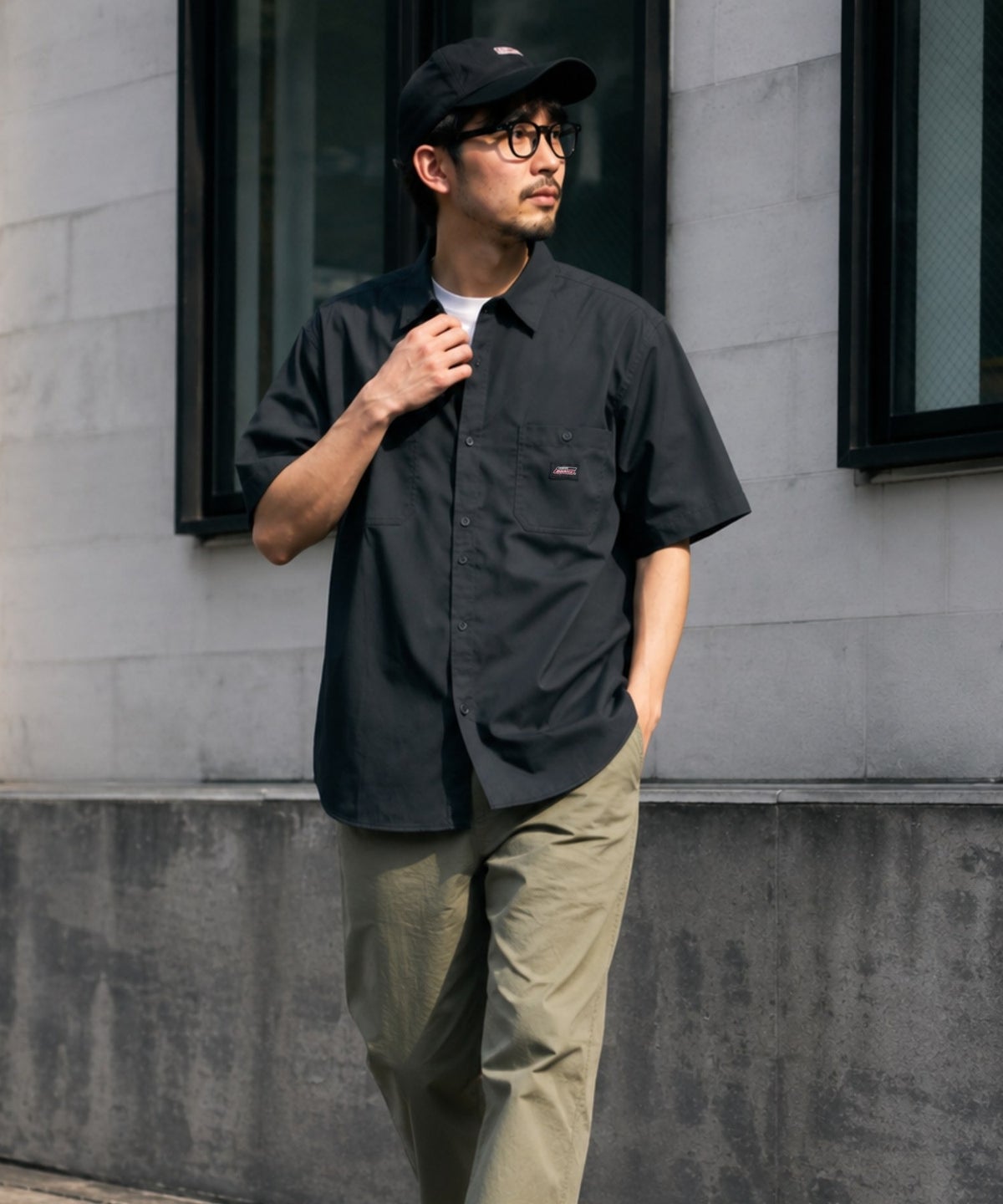 GENUINE Dickies ライトワークシャツ メンズ