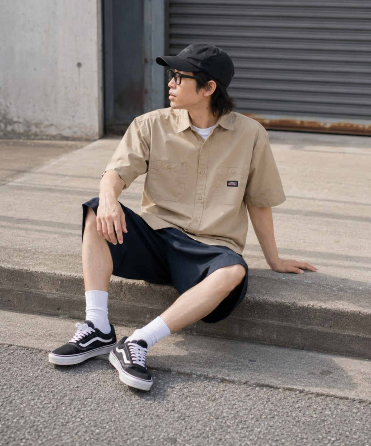 GENUINE Dickies ライトワークシャツ メンズ