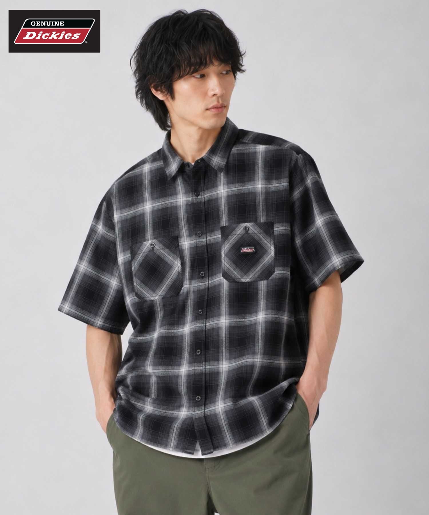 GENUINE Dickies パナマチェックワークシャツ メンズ