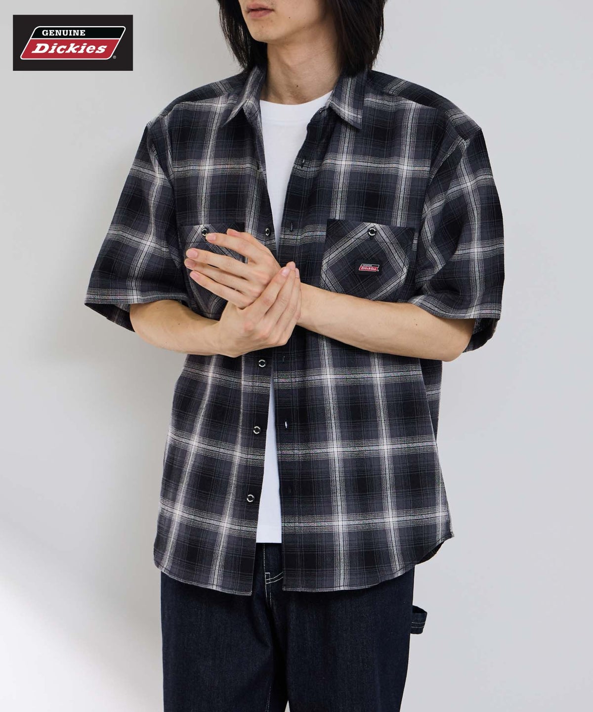 GENUINE Dickies パナマチェックワークシャツ メンズ