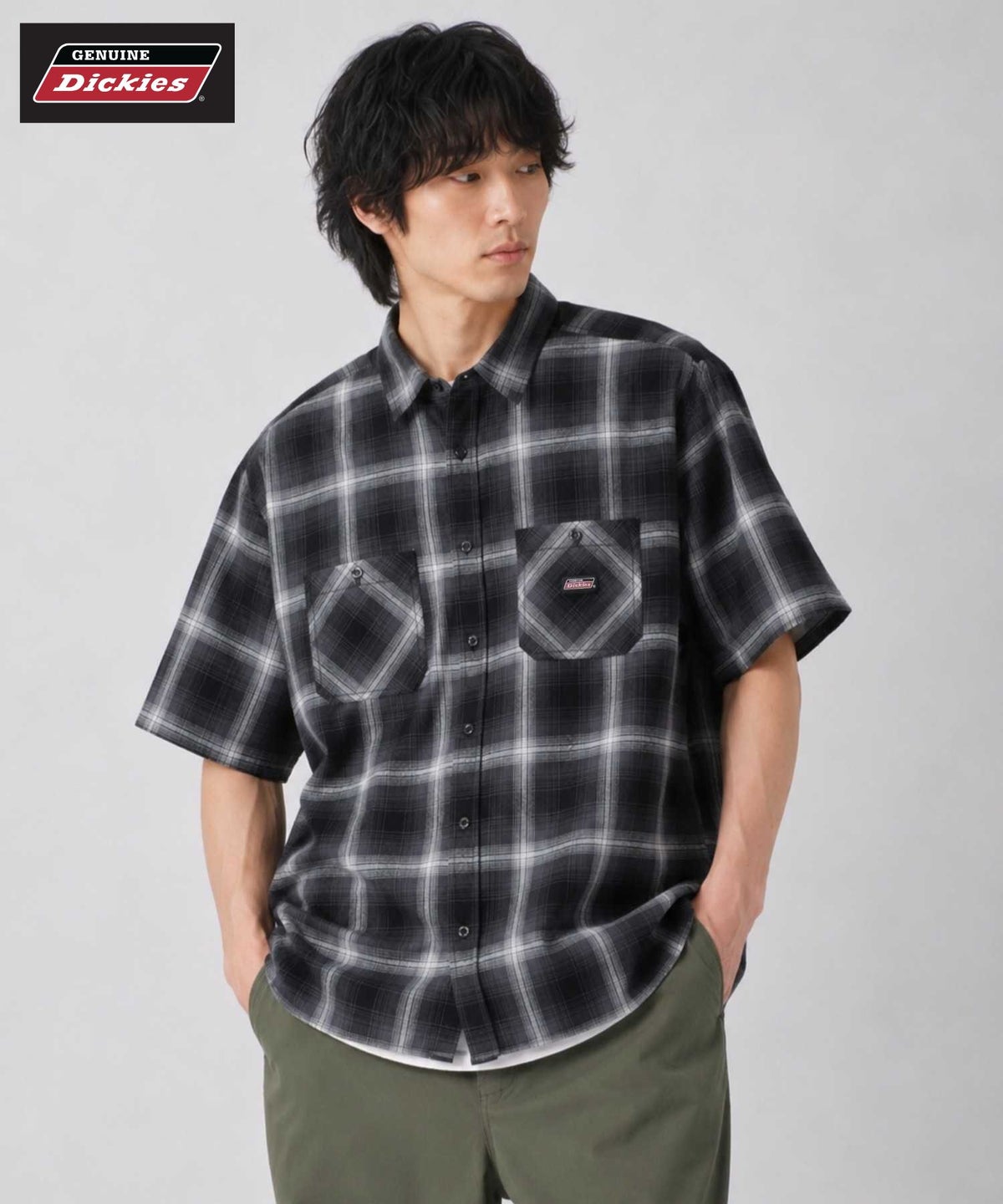 GENUINE Dickies パナマチェックワークシャツ メンズ