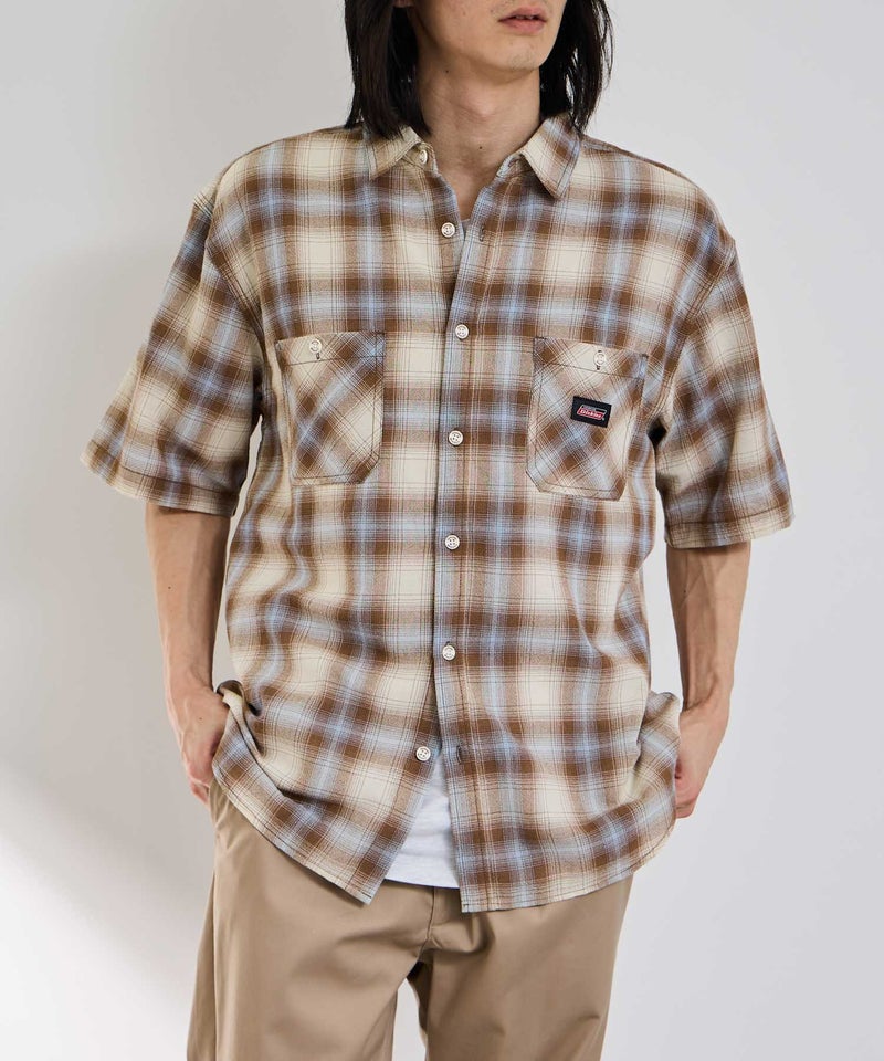GENUINE Dickies  パナマチェックワークシャツ メンズ商品画像-2