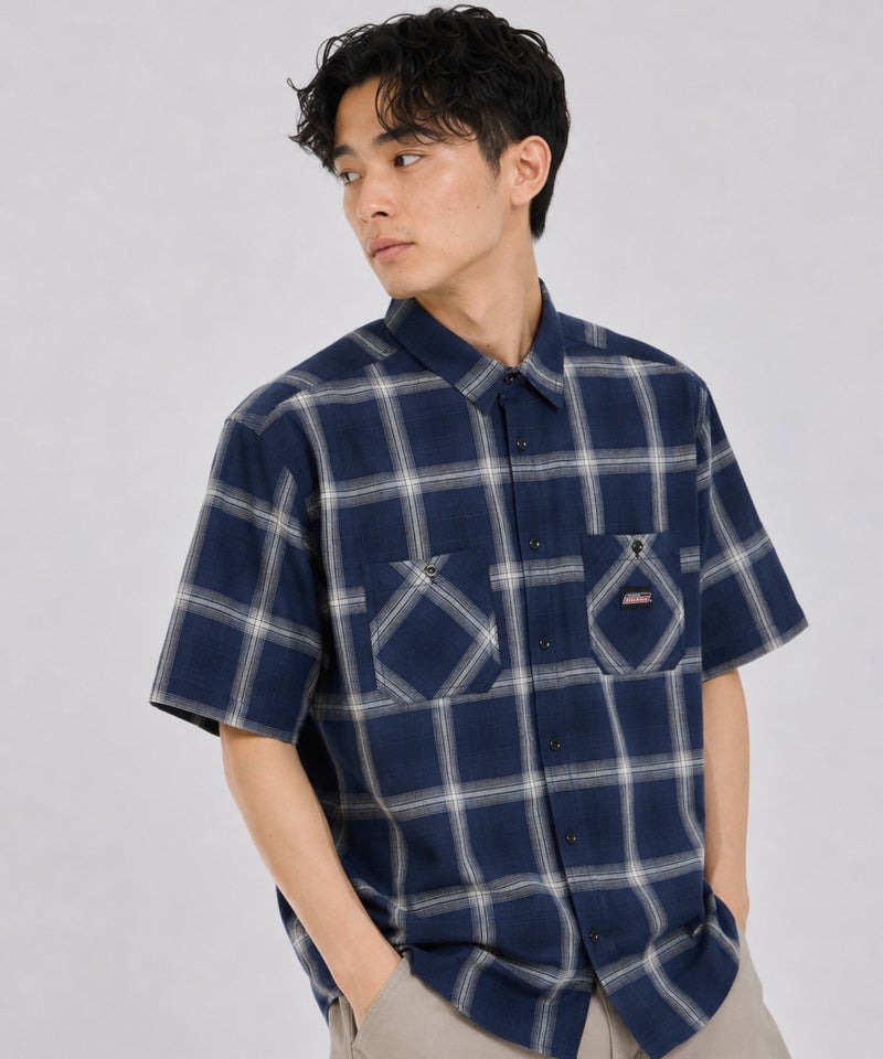 GENUINE Dickies  パナマチェックワークシャツ メンズ商品画像-3