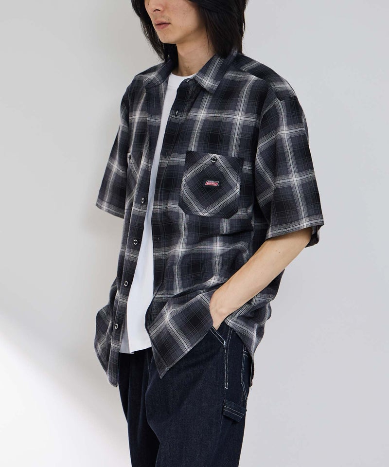 GENUINE Dickies  パナマチェックワークシャツ メンズ商品画像-4