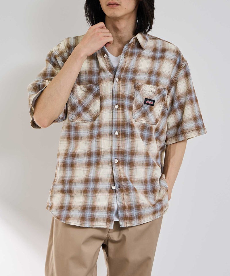 GENUINE Dickies パナマチェックワークシャツ メンズ商品画像-8