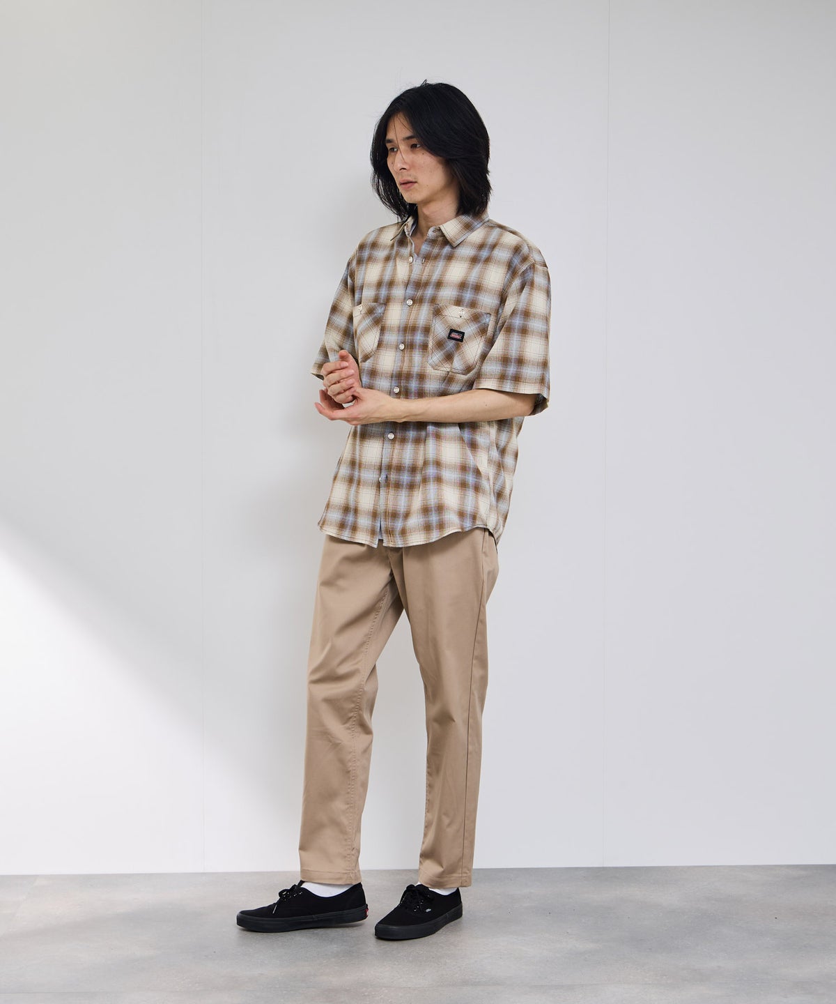 GENUINE Dickies パナマチェックワークシャツ メンズ