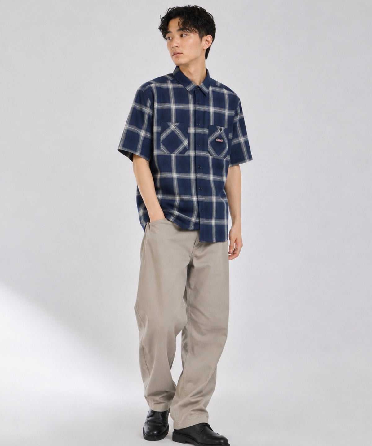 GENUINE Dickies パナマチェックワークシャツ メンズ