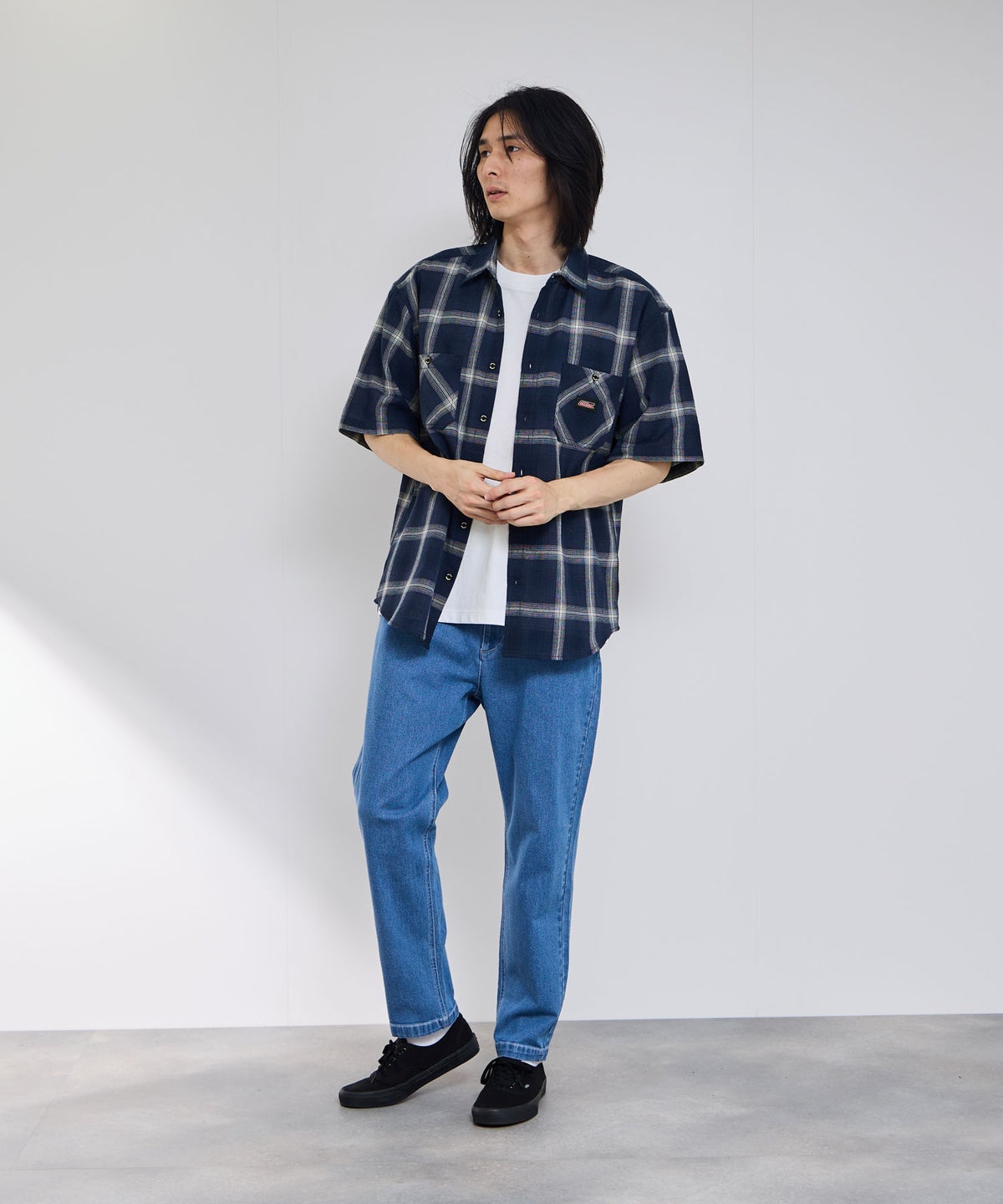 GENUINE Dickies パナマチェックワークシャツ メンズ