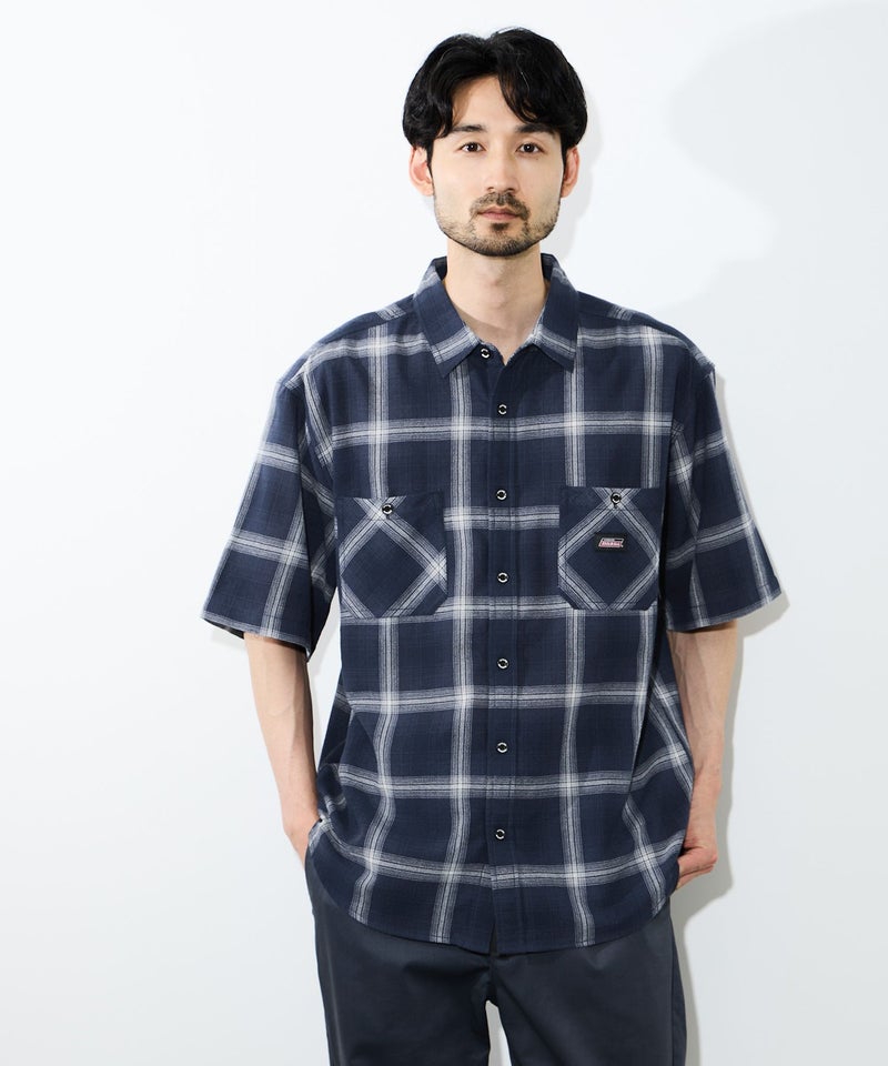 GENUINE Dickies パナマチェックワークシャツ メンズ商品画像-14