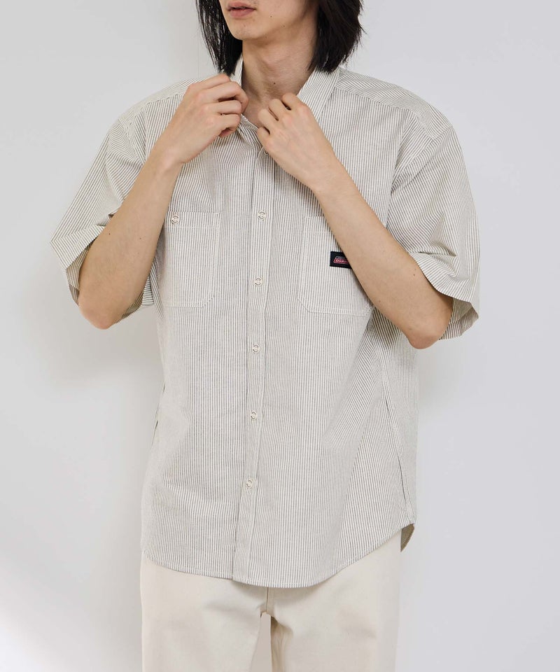 [期間限定価格]GENUINE Dickies  ストライプワークシャツ メンズ商品画像-3