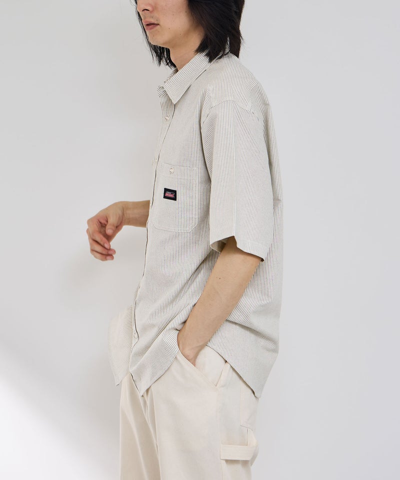 GENUINE Dickies ストライプワークシャツ メンズ商品画像-4