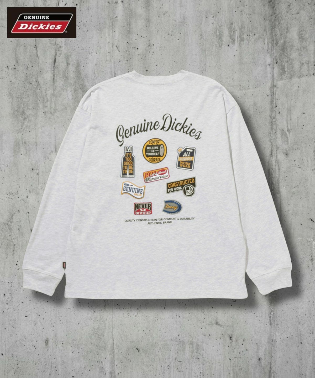 GENUINE Dickies ロングスリーブTシャツ メンズ