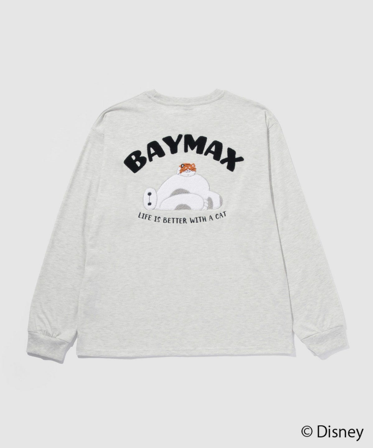 Disney 『ベイマックス』 / 刺繍長袖Tシャツ メンズ