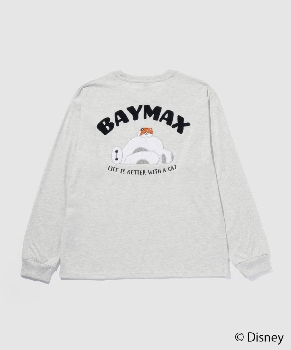 Disney 『ベイマックス』 / 刺繍長袖Tシャツ メンズ