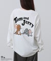 Tom and Jerry 刺繍長袖Tシャツ メンズ商品サムネイル-1
