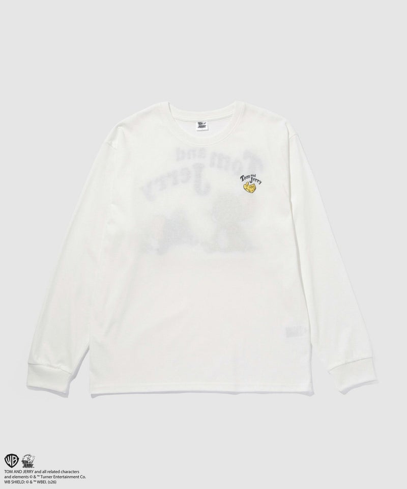 Tom and Jerry 刺繍長袖Tシャツ メンズ商品画像-5