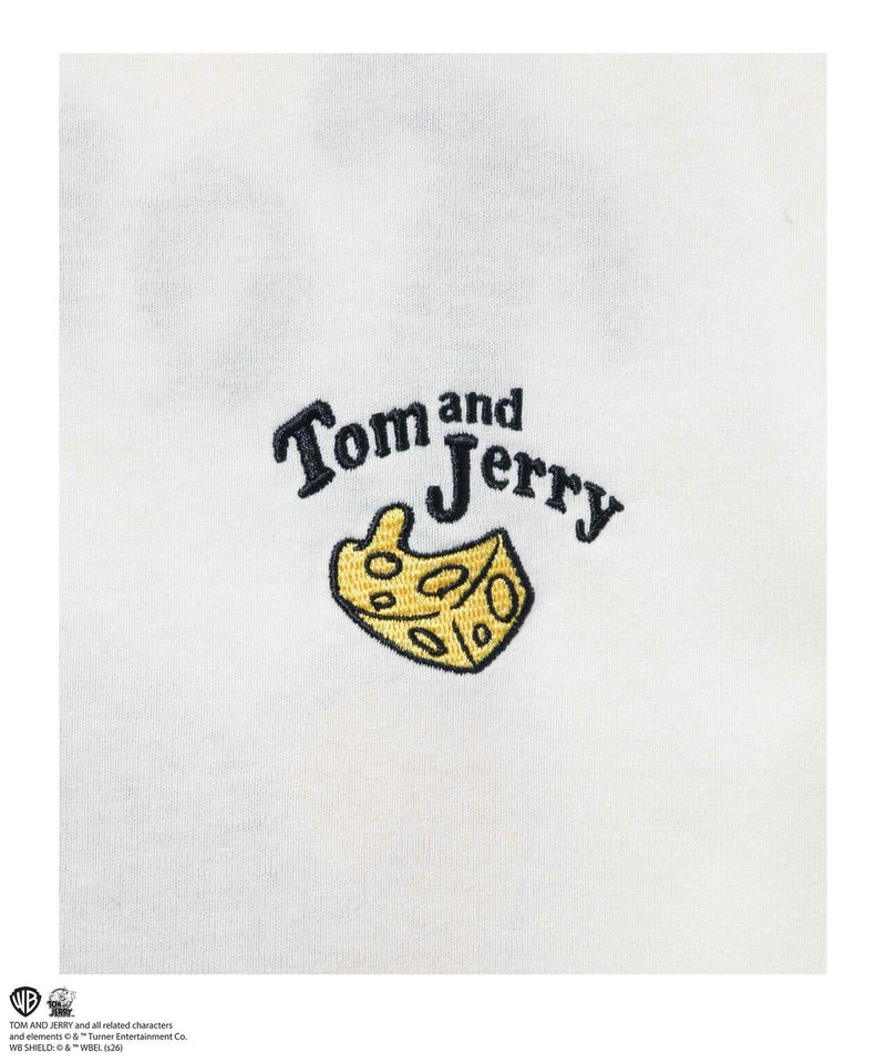 Tom and Jerry 刺繍長袖Tシャツ メンズ商品画像-7