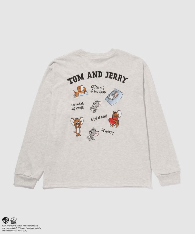 Tom and Jerry 刺繍長袖Tシャツ メンズ商品画像-27