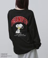 PEANUTS SNOOPY 刺繍長袖Tシャツ メンズ商品サムネイル-1
