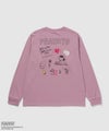 PEANUTS SNOOPY 刺繍長袖Tシャツ メンズ商品サムネイル-2