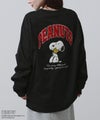 PEANUTS SNOOPY 刺繍長袖Tシャツ メンズ商品サムネイル-5