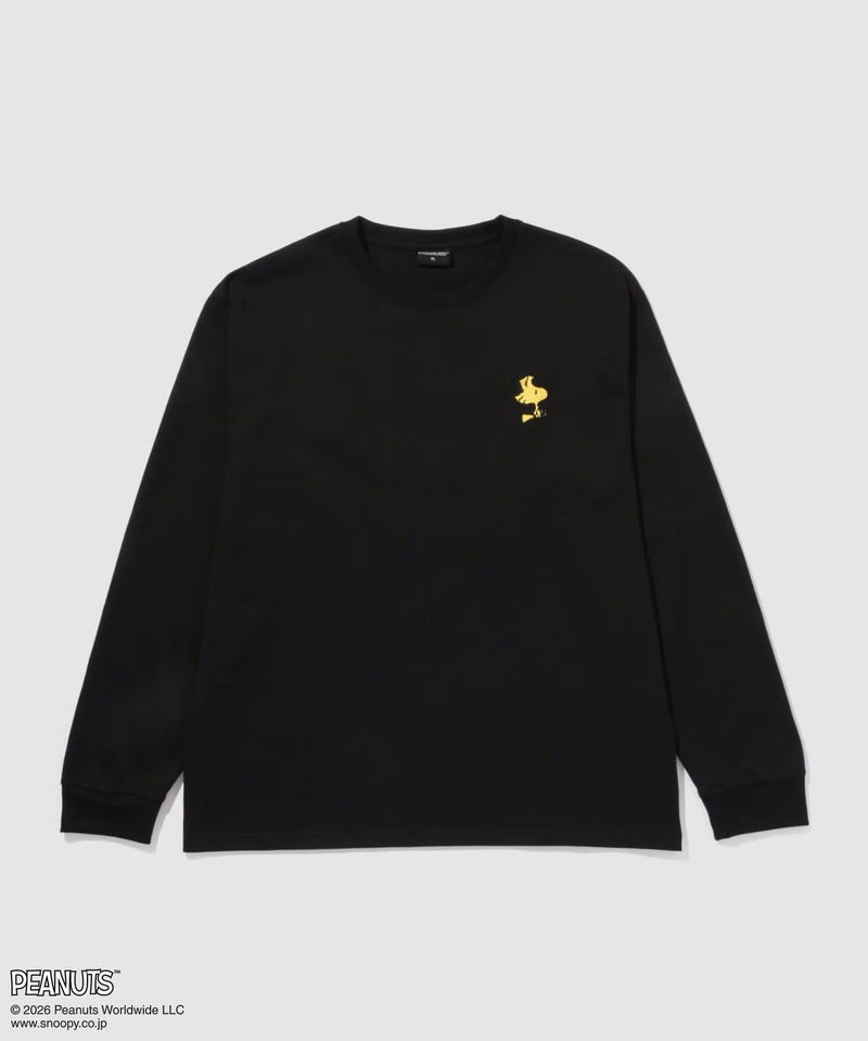 PEANUTS SNOOPY 刺繍長袖Tシャツ メンズ商品画像-17