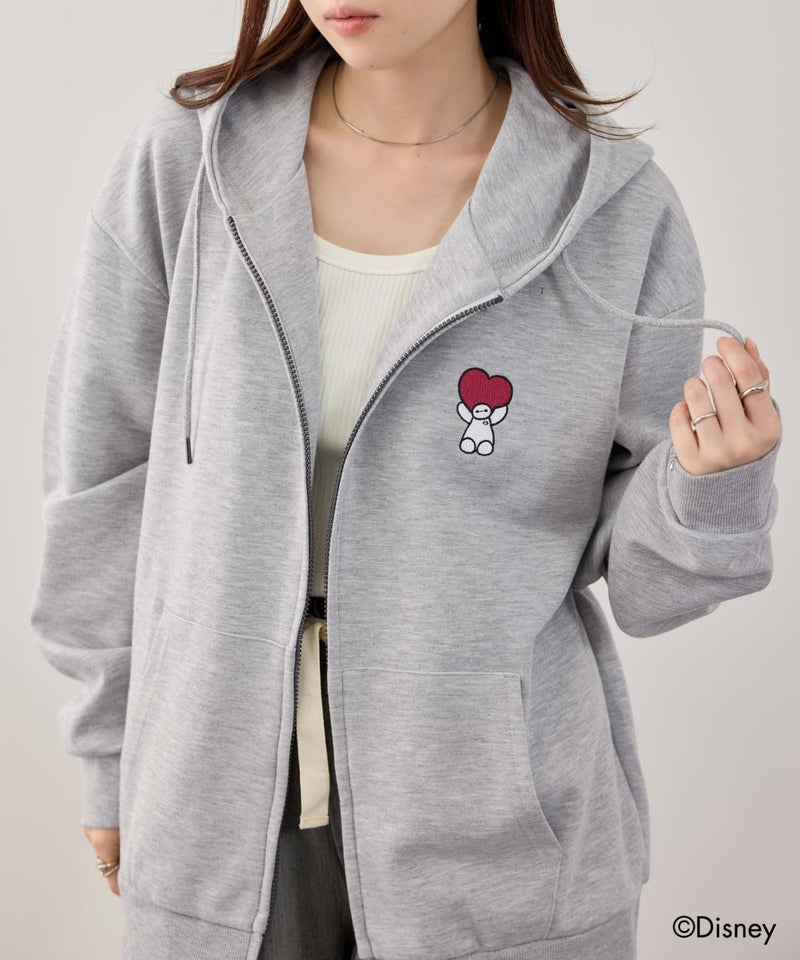 【別注デザイン】キャラクター刺繍ジップパーカー 【PEANUTS / BAYMAX / TOM & JERRY】商品画像-10