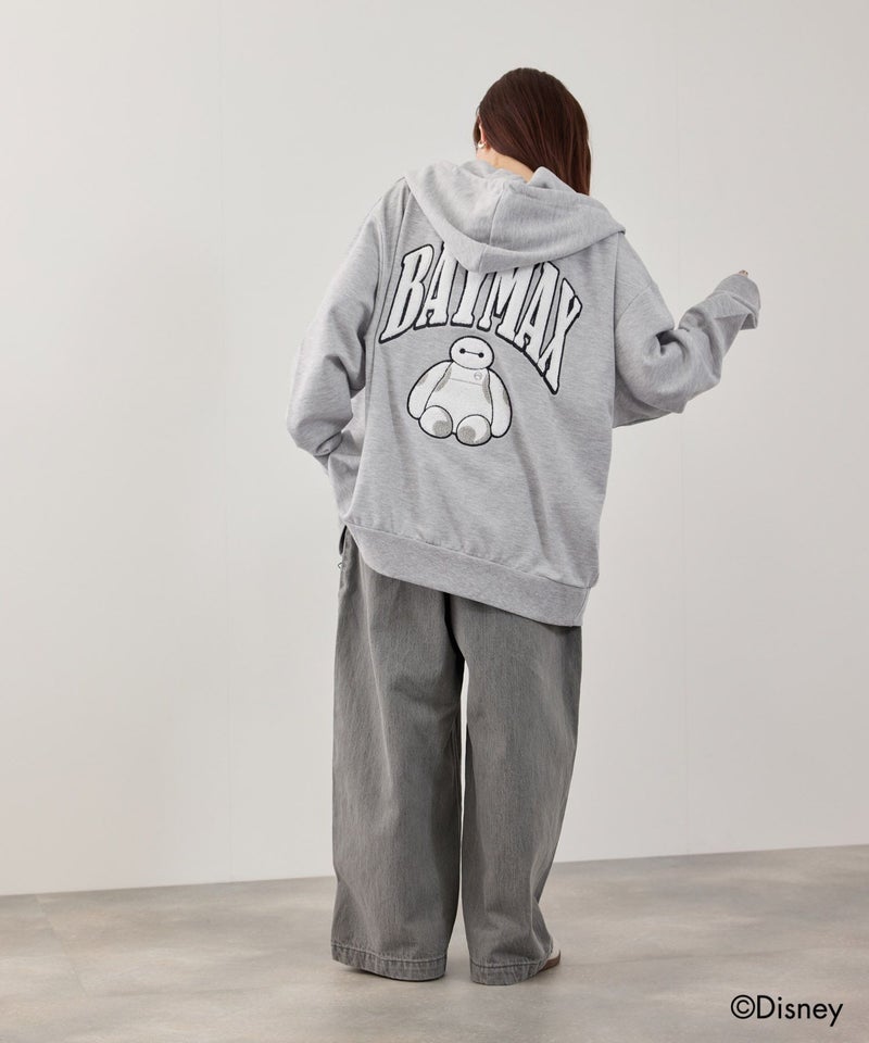 【別注デザイン】キャラクター刺繍ジップパーカー 【PEANUTS / BAYMAX / TOM & JERRY】商品画像-13