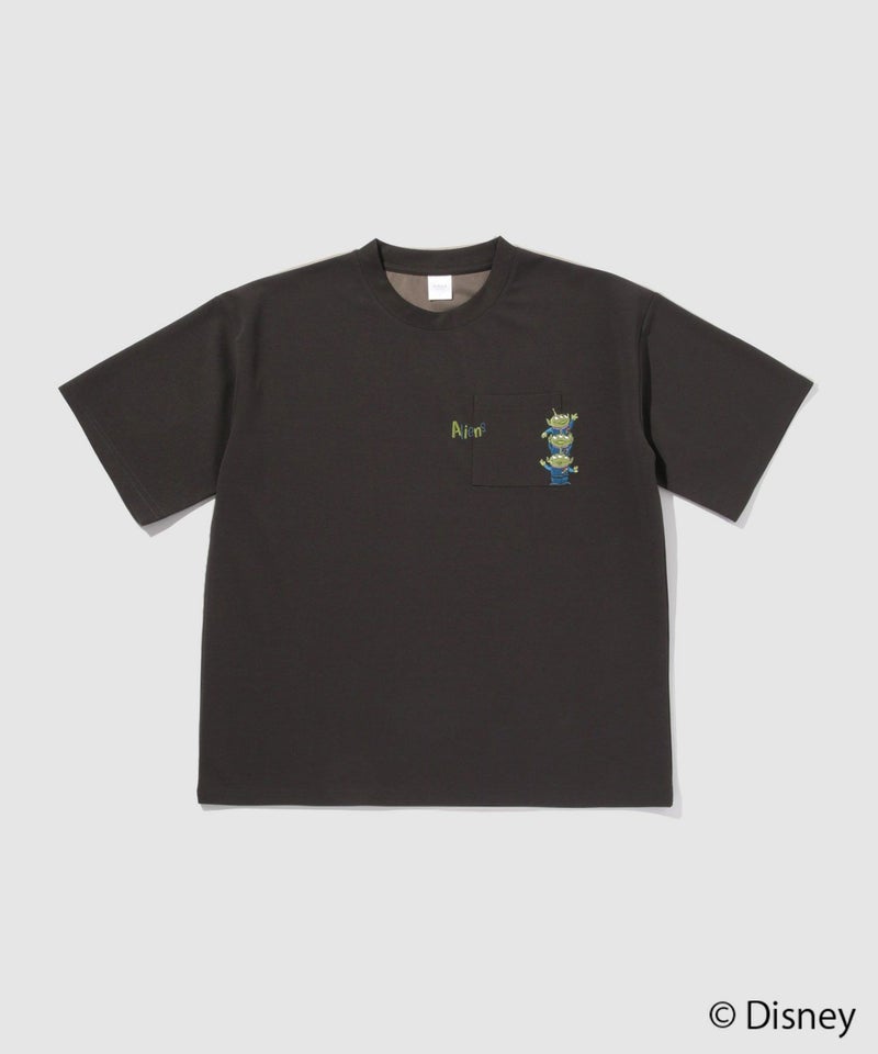 PIXAR ディズニー / ピクサー 『TOY STORY』 トイ・ストーリー ポケット刺繍Tシャツ メンズ商品画像-1