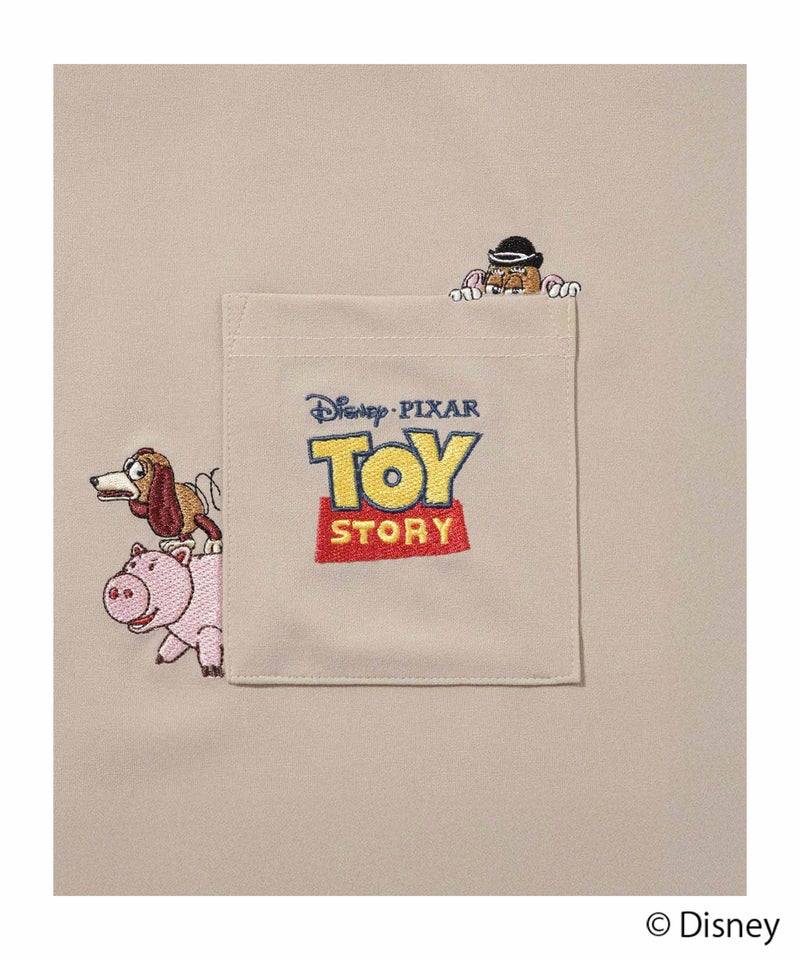 PIXAR ディズニー / ピクサー 『TOY STORY』 トイ・ストーリー ポケット刺繍Tシャツ メンズ商品画像-8