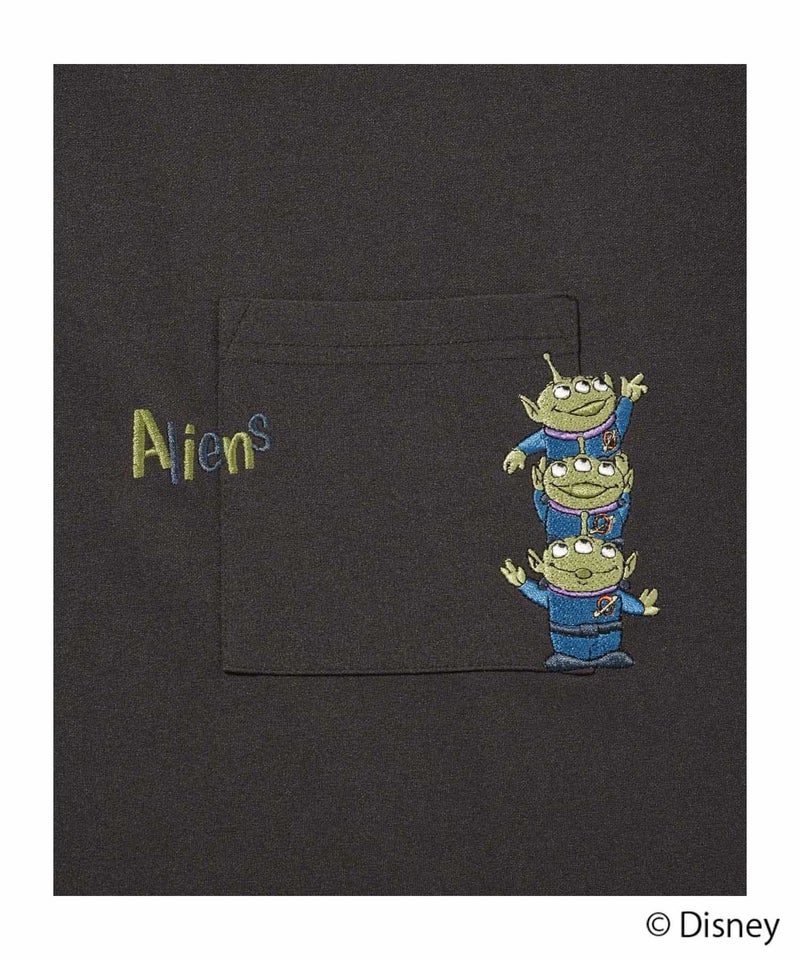 PIXAR ディズニー / ピクサー 『TOY STORY』 トイ・ストーリー ポケット刺繍Tシャツ メンズ商品画像-18