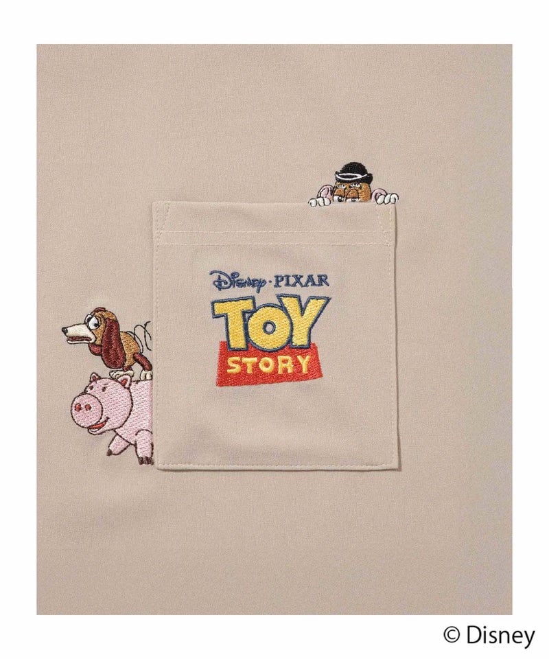 PIXAR ディズニー / ピクサー 『TOY STORY』 トイ・ストーリー ポケット刺繍Tシャツ メンズ商品画像-19