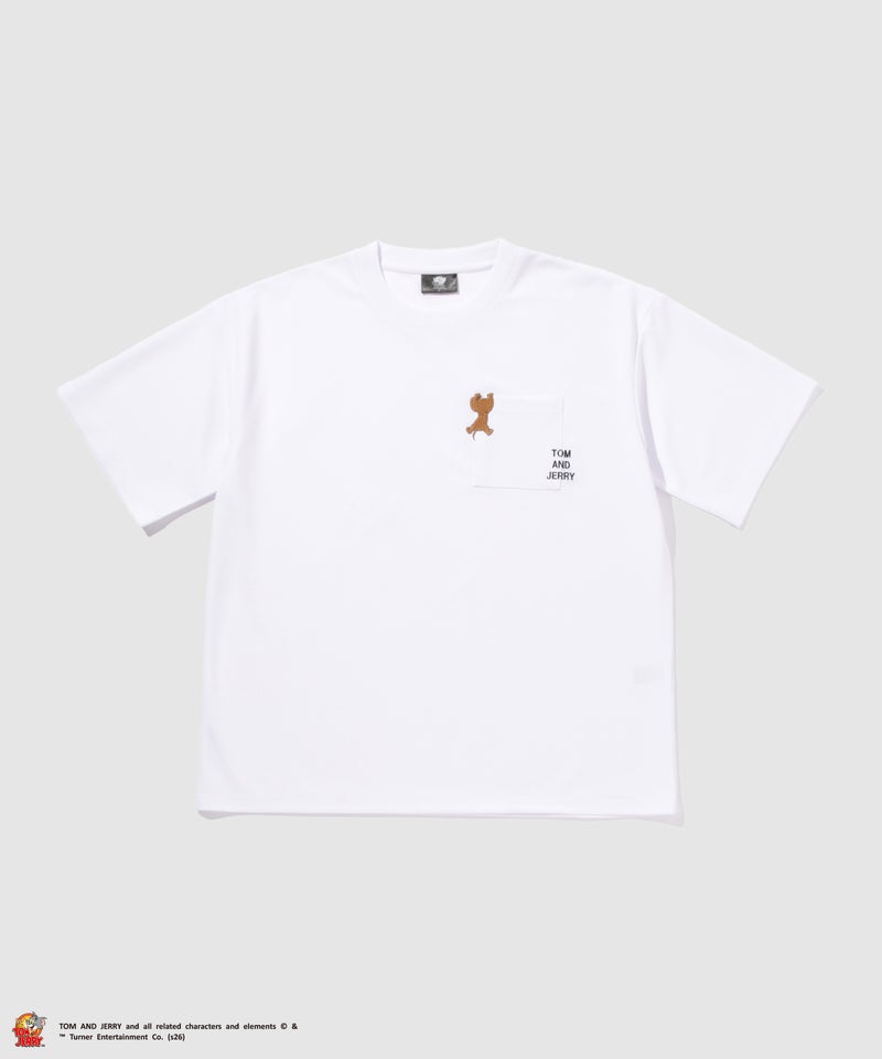 Tom and Jerry ポケット刺繍Tシャツ メンズ商品画像-2