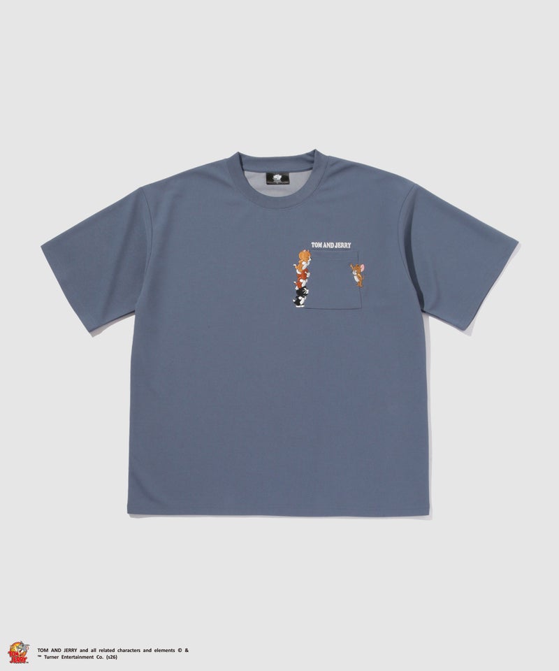 Tom and Jerry ポケット刺繍Tシャツ メンズ商品画像-3