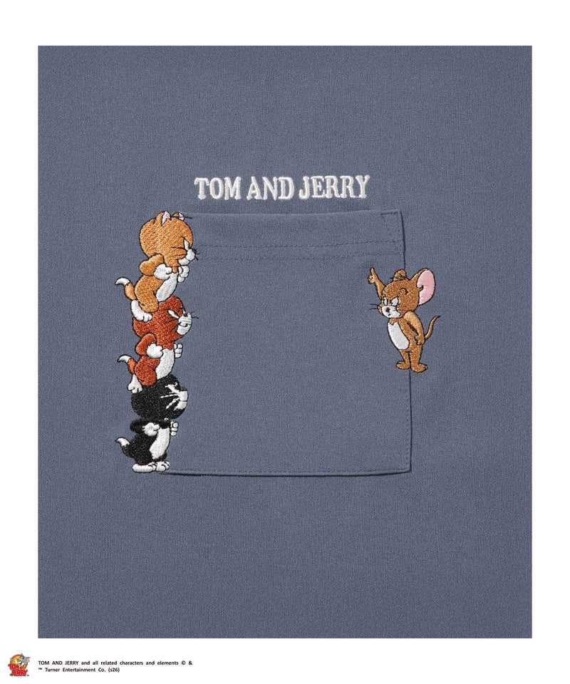 Tom and Jerry ポケット刺繍Tシャツ メンズ商品画像-9