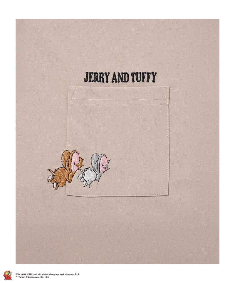 Tom and Jerry ポケット刺繍Tシャツ メンズ商品画像-10