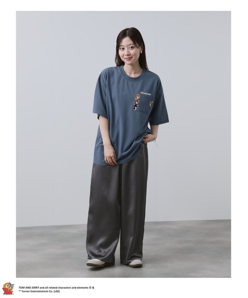 Tom and Jerry ポケット刺繍Tシャツ メンズ商品画像-15