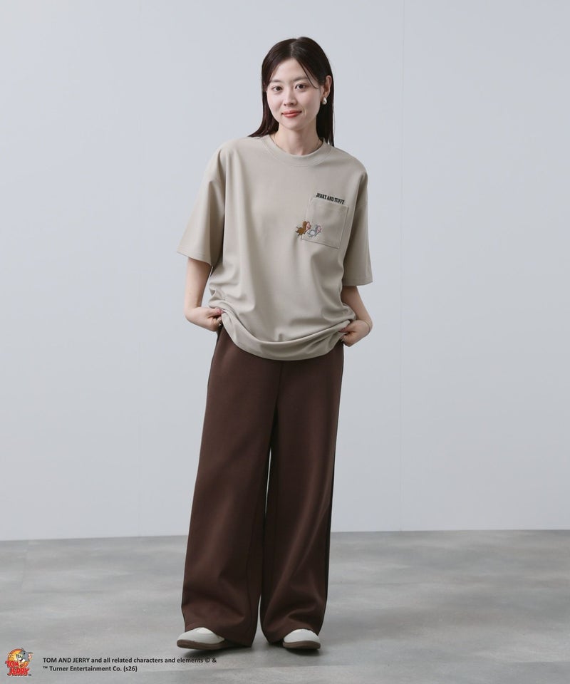 Tom and Jerry ポケット刺繍Tシャツ メンズ商品画像-18