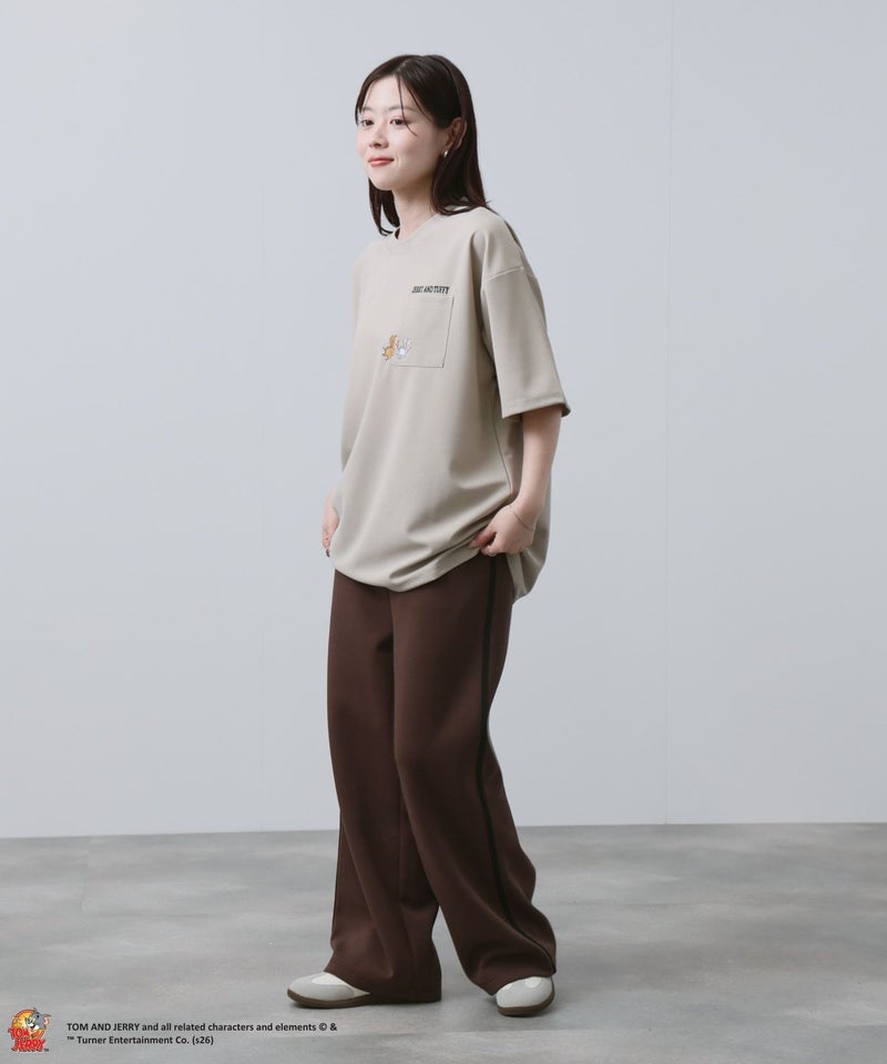 Tom and Jerry ポケット刺繍Tシャツ メンズ商品画像-19